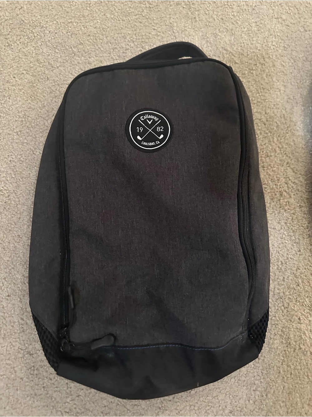 Callaway Men's Clubhouse Golf Shoe Bag Grey/Black!